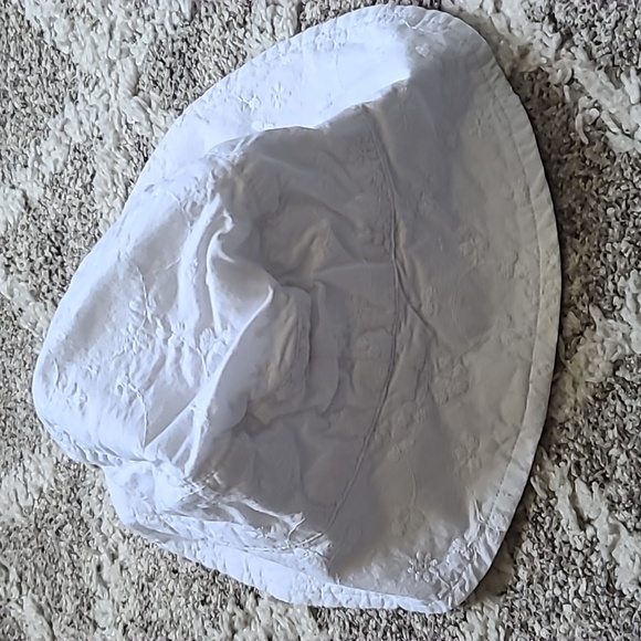 10 for $25 - George Girls 6m White Summer Hat - Picture 1 of 3